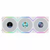 Lian Li UNI FAN TL120 LCD FLEX Wireless ARGB 120mm PWM Gehäuselüfter 3er-Pack Weiß