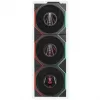 Lian Li UNI FAN TL LCD FLEX Wireless ARGB Reverse Blade 120mm Lüfter 3er-Pack mit Controller, Schwarz