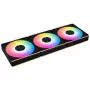 Lian Li UNI FAN CL FLEX Wireless PWM ARGB 120mm Gehäuselüfter, Schwarz, 3er-Pack mit Controller