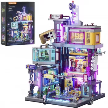 LUMIBRICKS Cyberpunk Neoncity Gamestack LED-Neon-Schild