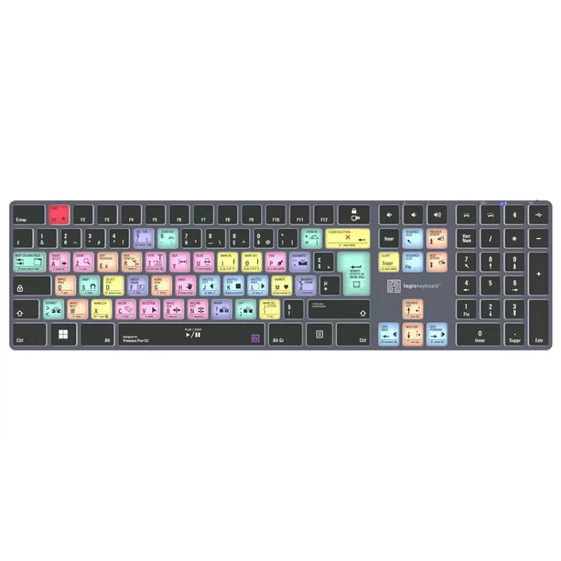 Logickeyboard Adobe Premiere Pro CC Titan FR PC-Tastatur