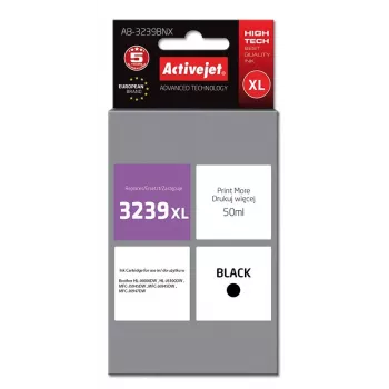 Activejet AB-3239BNX Schwarze Tintenpatrone (kompatibel mit Brother LC3239XLBk, Supreme, 50 ml)