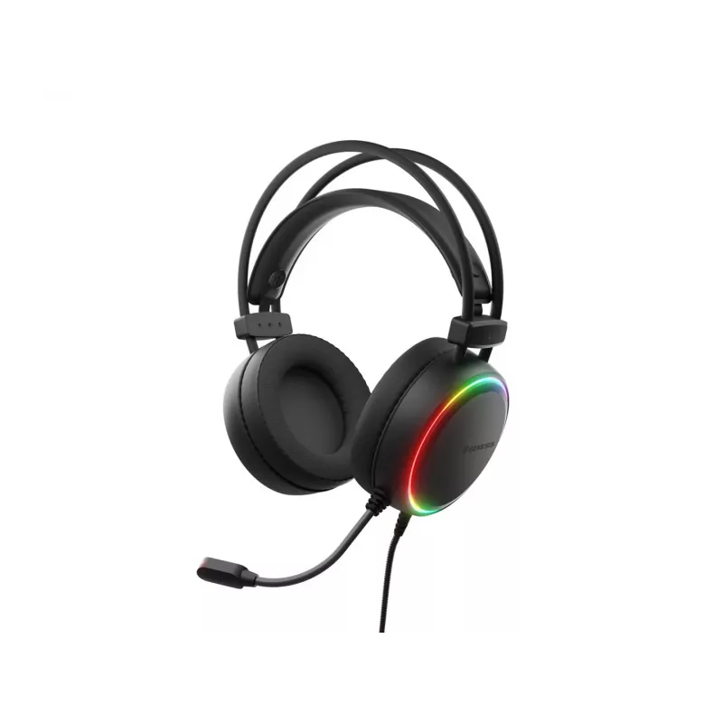 Genesis Neon 614 RGB USB Gaming-Headset mit Mikrofon, Schwarz