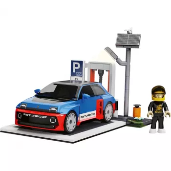 COBI EV Station & Renault 5 Turbo 3E (1:35 Maßstab)