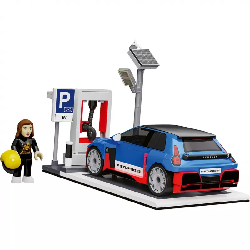 COBI EV Station & Renault 5 Turbo 3E (1:35 Maßstab)