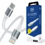 3mk Hyper Cable N-SERIES USB-C auf Lightning 3m PD 3.0 9V/3A 27W Weiß