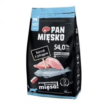 Pan Mięsko Chicken with Trout S Katzen-Trockenfutter, 10 kg