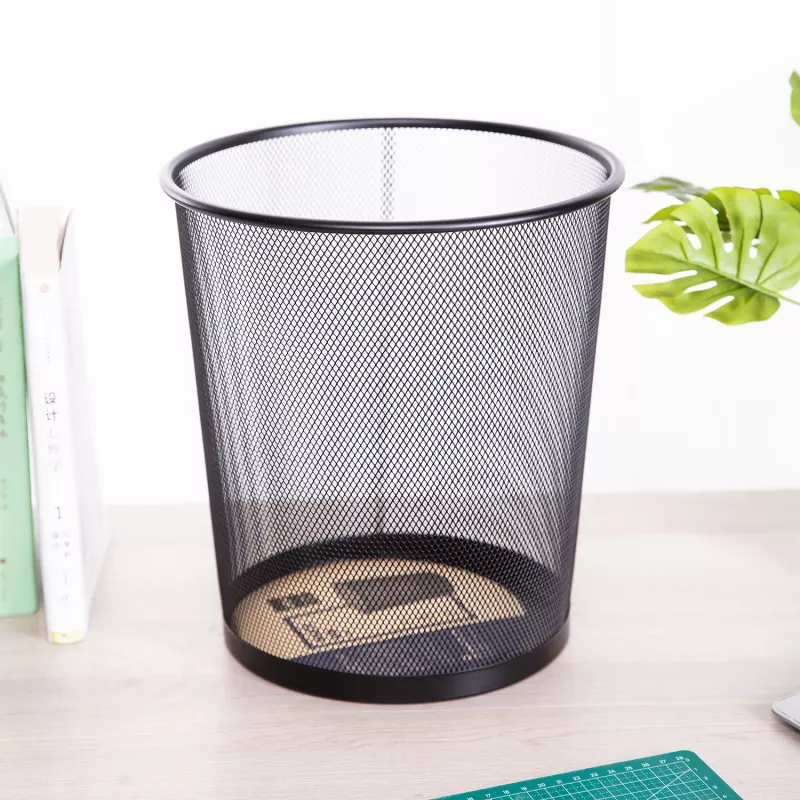 Deli Mesh-Abfalleimer 12L Schwarz