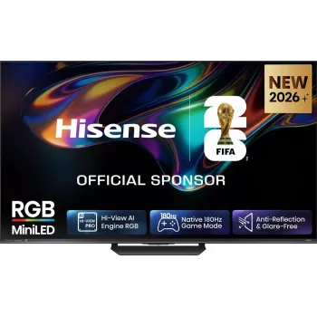 Hisense 85UR8DS 85 Zoll QD-Mini LED 4K UHD Smart TV mit Dolby Vision IQ, Dolby Atmos, 120Hz, Wi-Fi 6, VIDAA U7