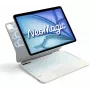 Inateck NeoMagic KB903-11A Magnetische Tastaturhülle für iPad Air 11 / iPad Pro 11, QWERTZ, Milchweiß