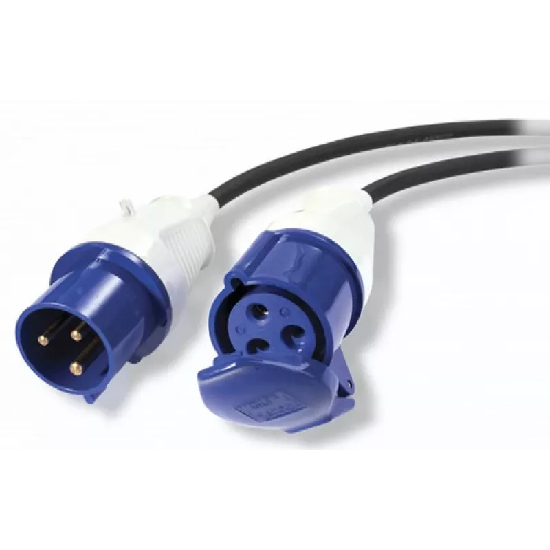 APC Modular IT Stromverteilungs-Verlängerungskabel, 3-adrig, IEC 60309 32A (2P+E) Stecker auf Buchse, 230 V, 6 m (PDX332IEC-600)