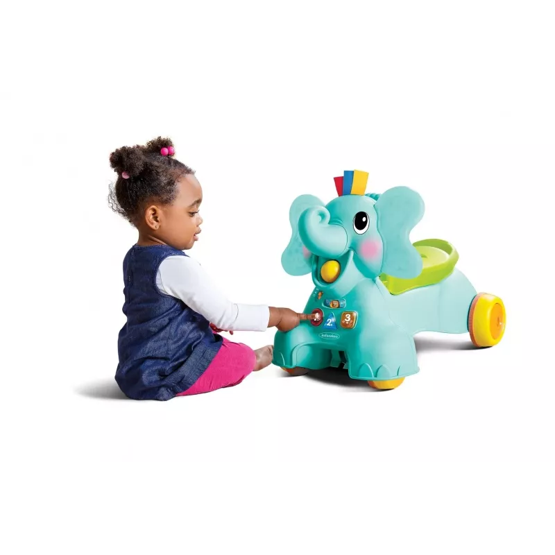 B-KIDS 3-in-1 Sitz-, Lauf- und Reitelefant von Infantino