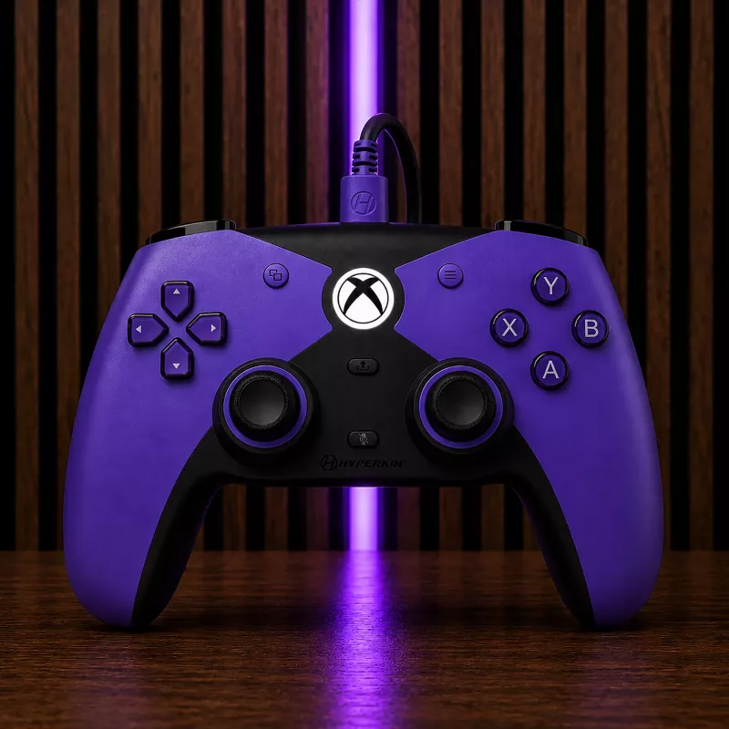 Hyperkin Competitor Kabelgebundener Controller für Xbox Series X|S, Xbox One & PC - Lila