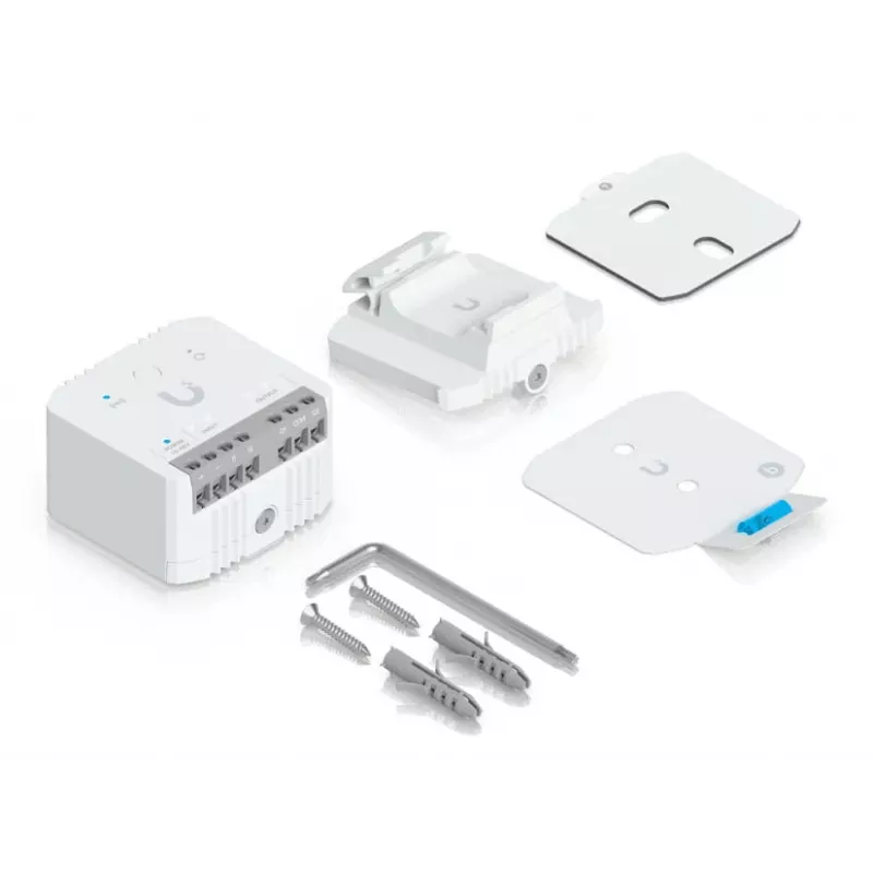 Ubiquiti SuperLink Relay USL-Relay - Netzwerk-Automatisierung Trockenkontakt-Relais, PoE/USB-C, UniFi verwaltet