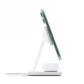 Twelve South HiRise 2 Deluxe Qi2 kabelloser Ladeständer, weiß