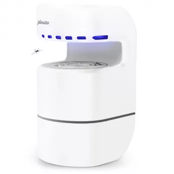 Alecto BC-14 Automatische Insektenvernichter-Lampe - Weiß - 75 m² - Deckenmontage - UV-Licht