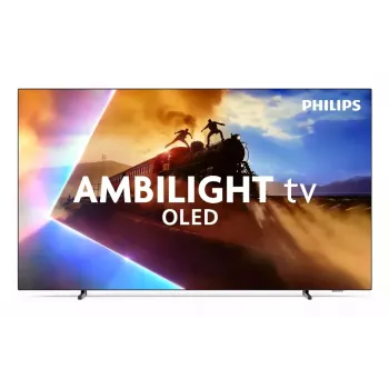 Philips 65OLED801/12 65-Zoll-4K-UHD-OLED-Android-TV mit 3-seitigem Ambilight, HDR10+, Dolby Vision, 120Hz, 50W 2.1-Kanal-Sound