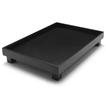 Bredemeijer Izumi Classic rechteckiges Bambus-Serviertablett Schwarz 350 mm