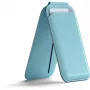 Satechi Magnetische Brieftasche mit Ständer für MagSafe - Hellblau