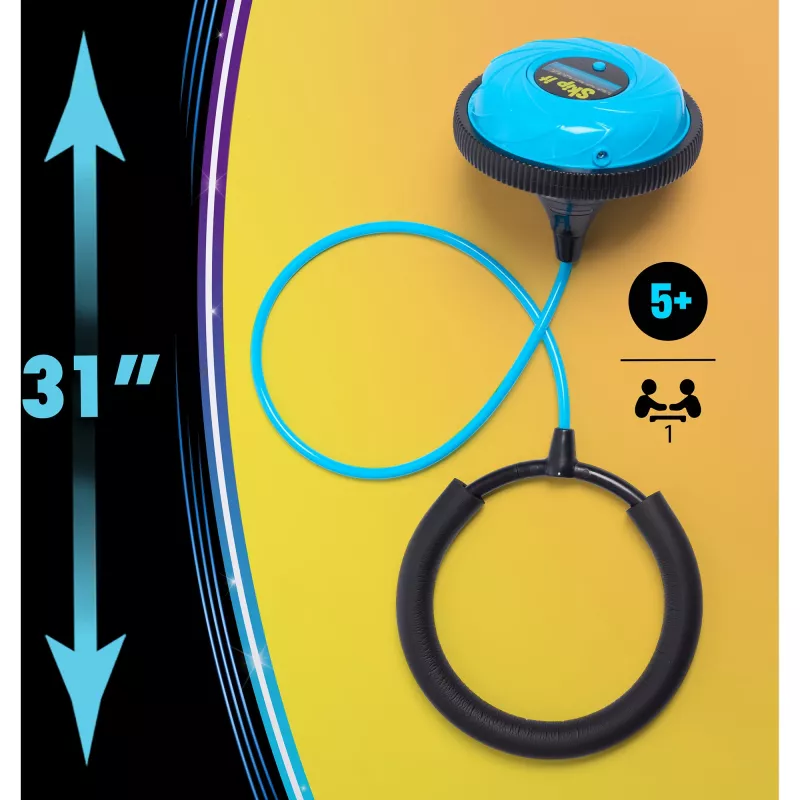 Just Play Skip It Deluxe Petrol - Knöchel-Springseil-Spielzeug mit Zähler und blinkenden Lichtern für Kinder ab 6 Jahren
