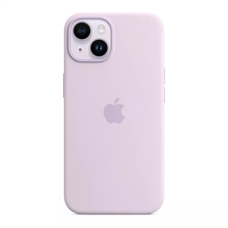 Apple iPhone 14 Silikonhülle mit MagSafe - Flieder (MPRY3ZM/A)