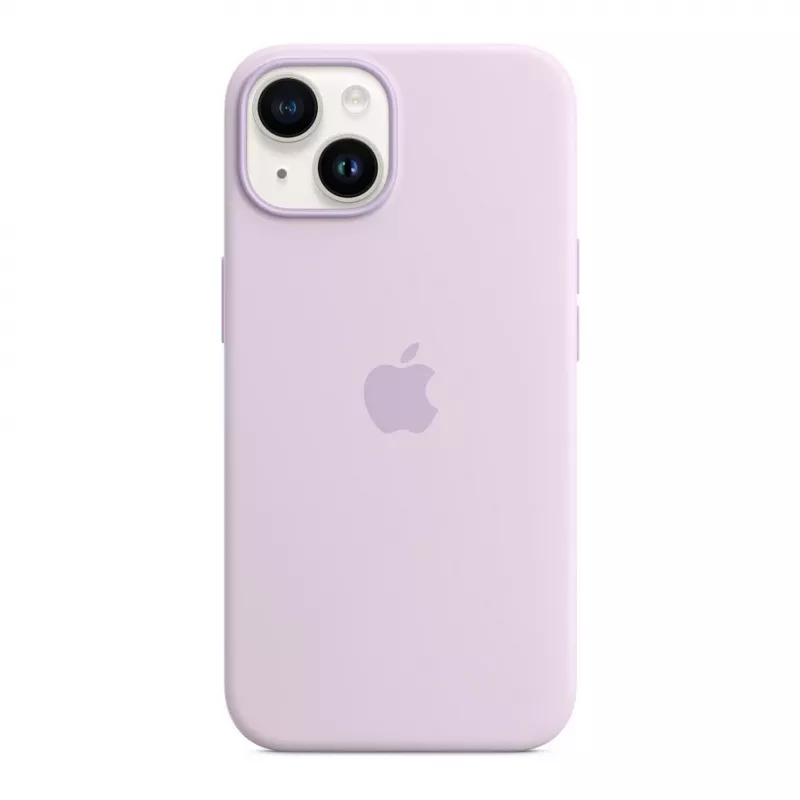 Apple iPhone 14 Silikonhülle mit MagSafe - Flieder (MPRY3ZM/A)