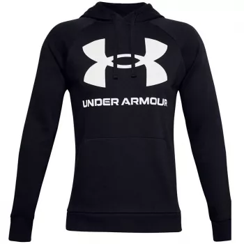 Under Armour Herren Rival Fleece Big Logo HD Sweatshirt Schwarz 1357093 001