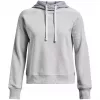 Under Armour Damen Rival Fleece Colourblock Hoodie Mod Grau/Weiß