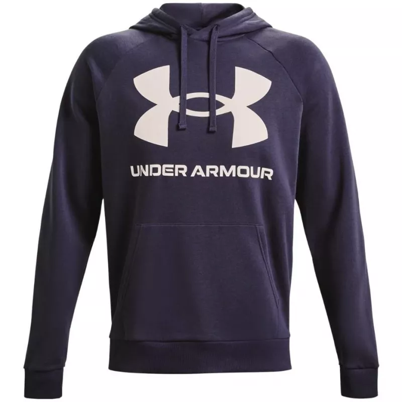 Under Armour Herren Rival Fleece Big Logo HD Sweatshirt Lila 1357093 558