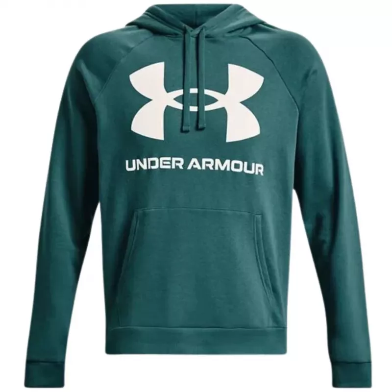 Under Armour Herren Rival Fleece Big Logo Hoodie Marine OD Green