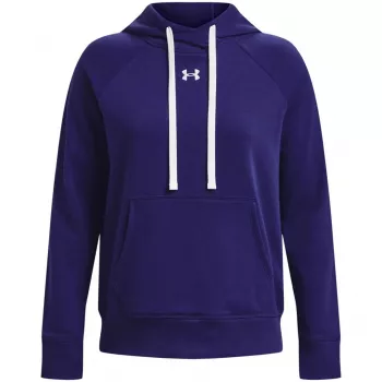 Under Armour Damen Rival Fleece HB Hoodie Midnight Navy/Weiß
