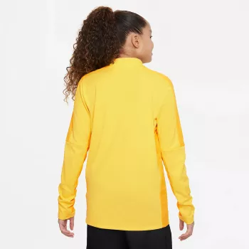 Nike Dri-FIT Academy 23 Drill Top SS Kinder Fußball-Trainings-Top Opti Gelb/Schwarz XS