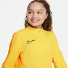 Nike Dri-FIT Academy 23 Drill Top SS Kinder Fußball-Trainings-Top Opti Gelb/Schwarz XS