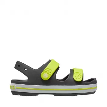 Crocs Crocband Cruiser Kinder-Sandalen Graphit Gelb Größe 28-29