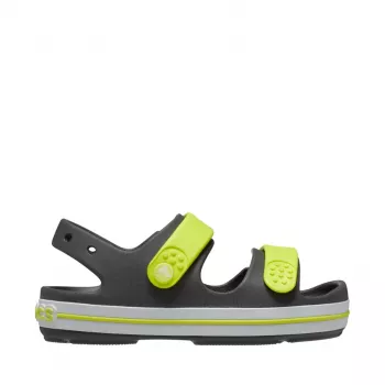 Crocs Crocband Cruiser Kinder-Sandalen Graphit Gelb Größe 32-33