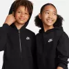 Nike Sportswear Club Fleece Kinder-Kapuzenpullover Schwarz FD3004-010 Größe S