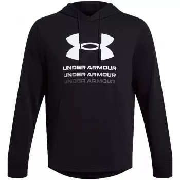 Under Armour Herren UA Rival Terry Graphic Hoodie Schwarz