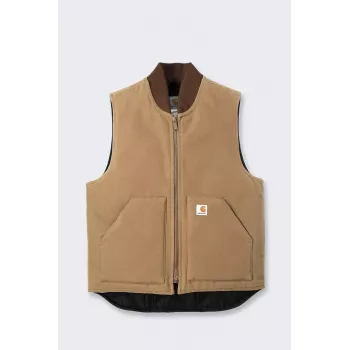 Carhartt Herren V01 Firm Duck isolierte Weste, Carhartt Braun