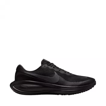 Nike Revolution 8 Herren Straßenlaufschuhe - Schwarz/Weiß/Dunkelgrau - Größe 40