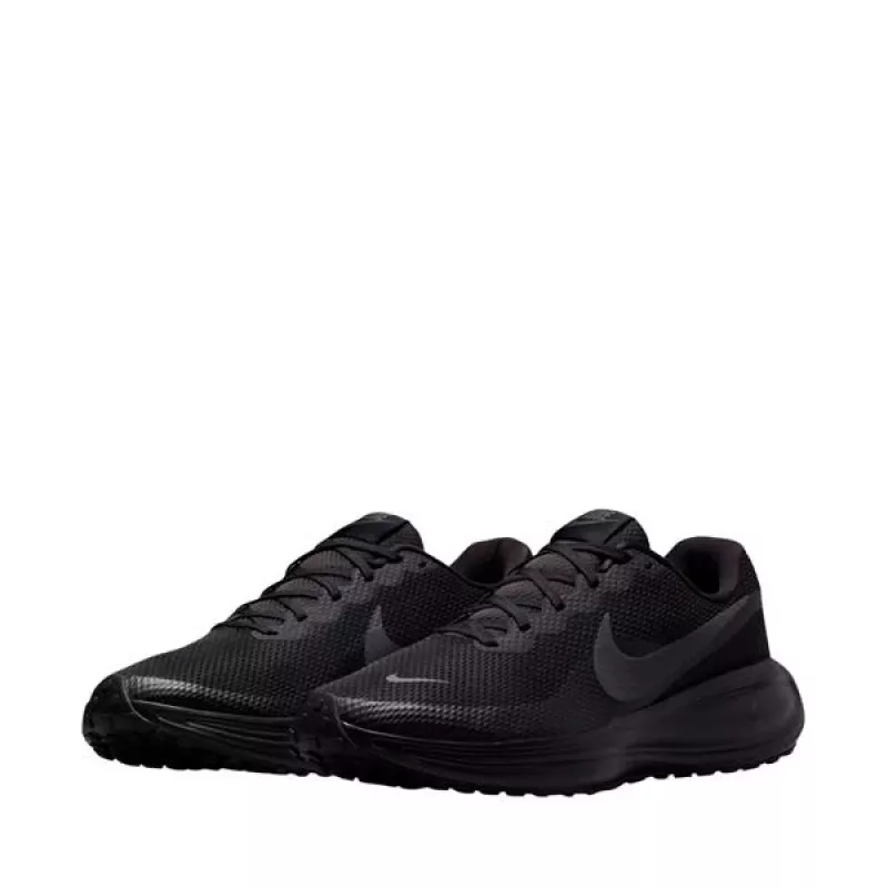Nike Revolution 8 Herren Straßenlaufschuhe - Schwarz/Weiß/Dunkelgrau - Größe 40