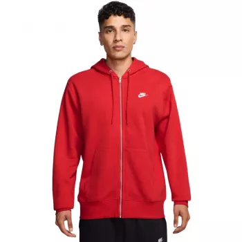 Nike Club BB FZ Hoodie Herren Rot FN3861 657 Größe M