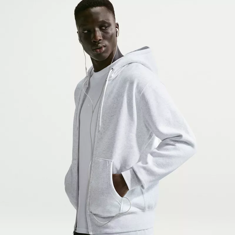 Nike Club BB FZ Hoodie Herren Grau FN3861 051 M
