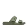 Crocs Brooklyn Buckle Low Damen-Plattformsandalen Grün 211215 3BX 38-39