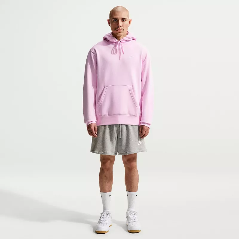 Nike Club Fleece Herren Kapuzenpullover Hellrosa FN3859-663 Größe L