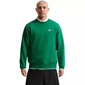 Nike Club Fleece Herren Crewneck Sweatshirt Grün L