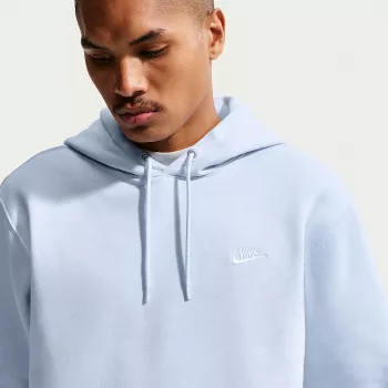Nike Club Fleece Herren Kapuzenpullover Baltic Blue FN3859-407 Größe L