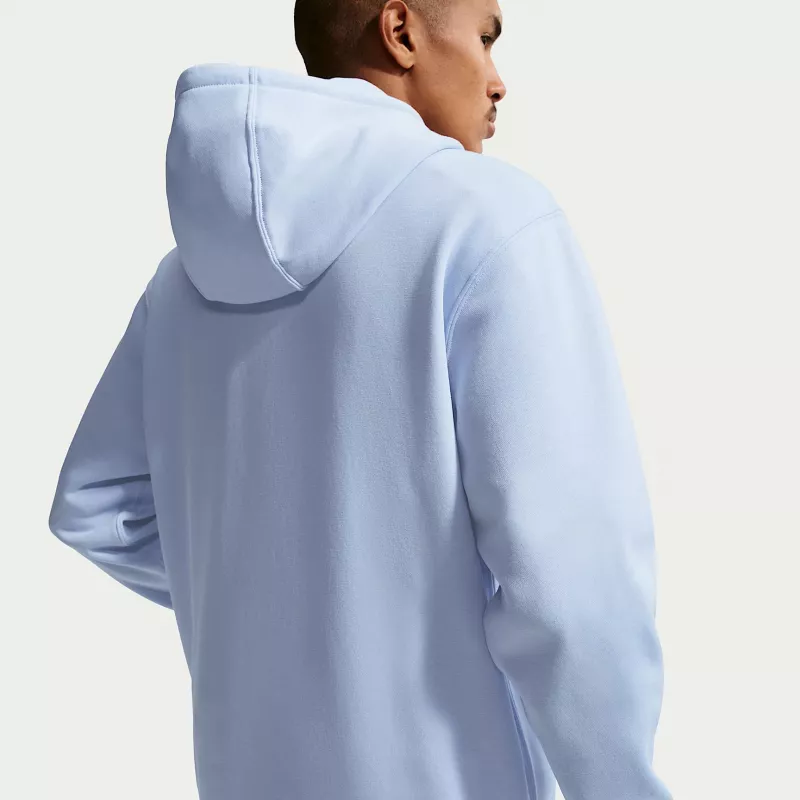 Nike Club Fleece Herren Kapuzenpullover Baltic Blue FN3859-407 Größe L