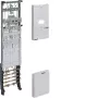 Hager univers Z Komplett-Zählerfeld 2x ZH3EL22T BKE-I 1050mm