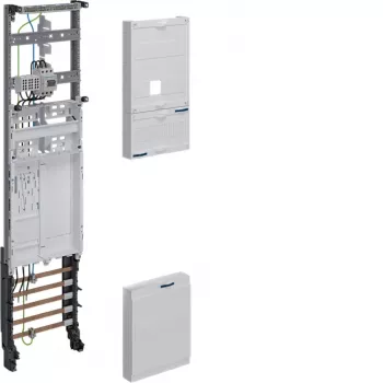 Hager univers Z Komplett-Zählerfeld ZH3EL27T, BKE-I, 1050mm, 1-Feld, 3 PLE, 63A, vorkonfektioniert