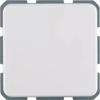 Hager WWS1111PW SCHUKO-Steckdose mit Klappdeckel, Unterputz, IP44, Polarweiß glänzend